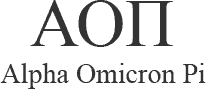 Alpha Omnicron Pi
