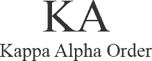 Kappa Alpha Order